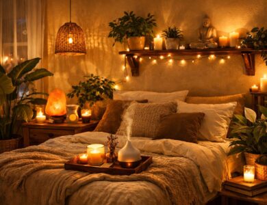 itens para deixar o quarto relaxante